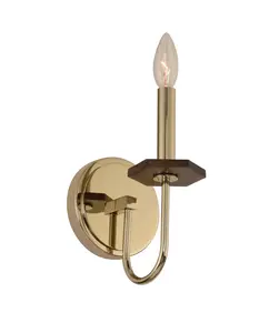 Lassen One Light Wall Bracket Champagne Gold
