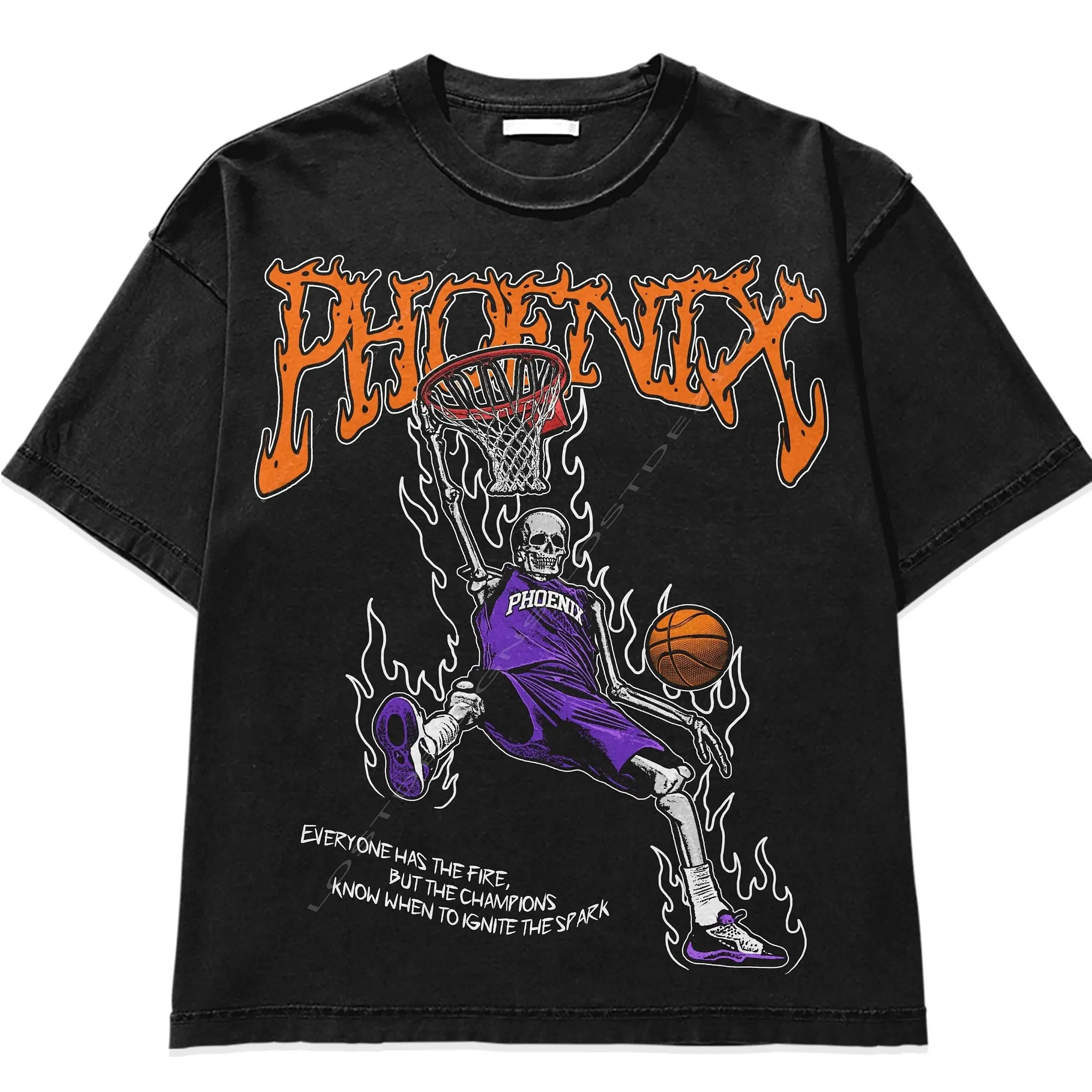 Phoenix Basketball T Shirt | Phoenix Graphic Bootleg T-Shirt | Vintage Phoenix T Shirt