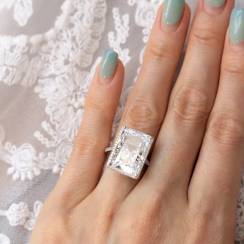 NovaBliss Golden Muse Rectangular Ring