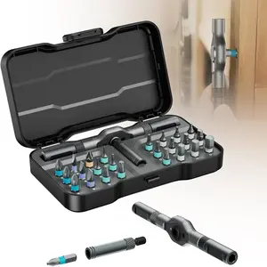 ApexSeclect 24 in 1 Magnetic Screwdriver Set,Rotary Ratchet Sscrewdriver Set, Multi-Function Repair Tool With Detachable Handle,DIY Enthusiast,Multifunctional Usage Scenarios