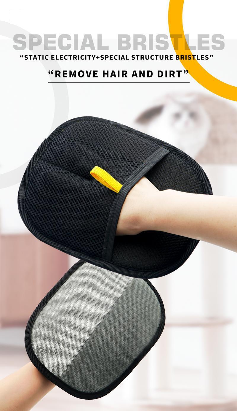 Pet Hair Remover, Electrostatic Pet Hair Removal Gloves, Reusable Cat&Dog Hair Remover for Couch, Furniture, Carpet, Car Seat.