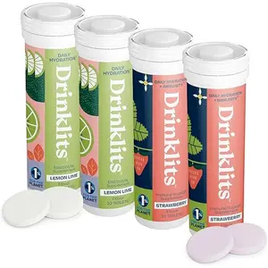 Lemon-Lime Daily Hydration & Strawberry Daily Immune Support (4) Tube Combo Pack