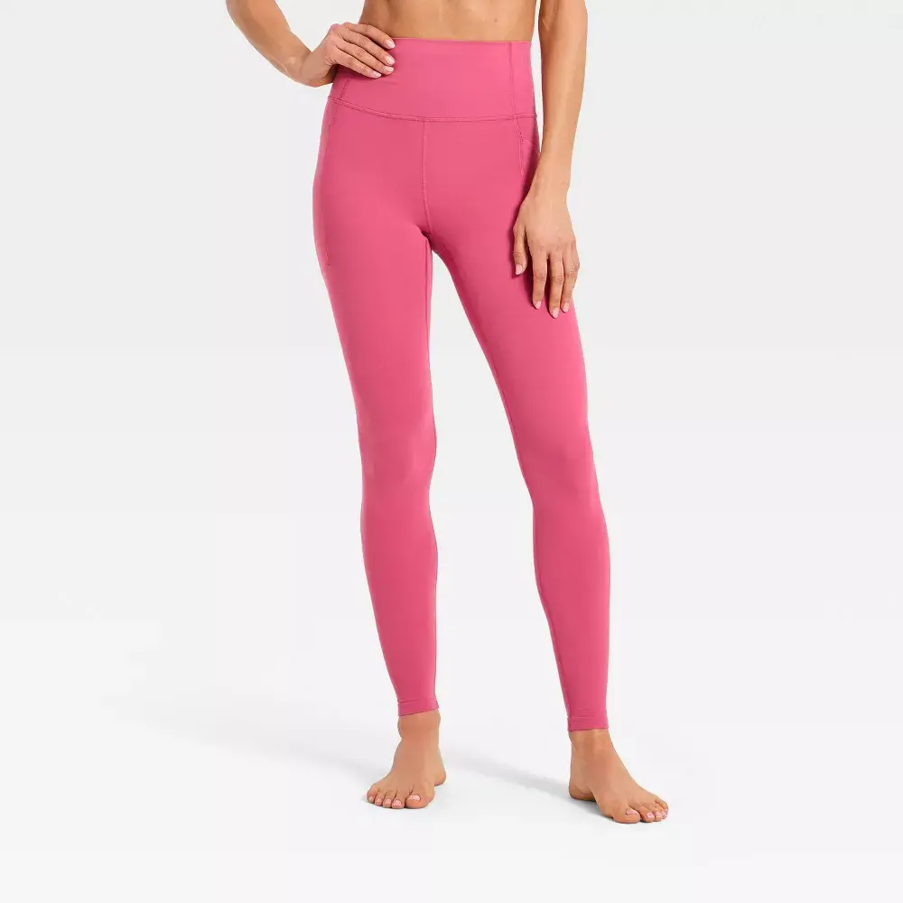 Women's Everyday Soft Ultra High-Rise Pocketed Leggings - All In Motion Dark Mauve XL