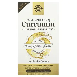 Solgar Full Spectrum Curcumin, 60 LiCaps®