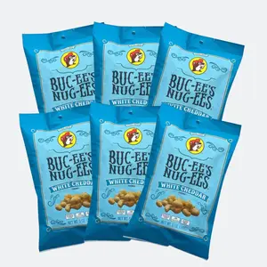 Buc-ee's Nug-ees White Cheddar Bites - Crunchy Creamy Rich Flavor Snack Cheesy Crispy Exterior Quality Ingredients Ideal for Snacking Chip Cheese - Artificial