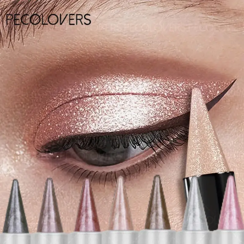 1 PCS Shimmer Eyeshadow Stick Waterproof Smudge-Proof With Pencil Sharpener Aegyo-Sal Pen Eyeliner