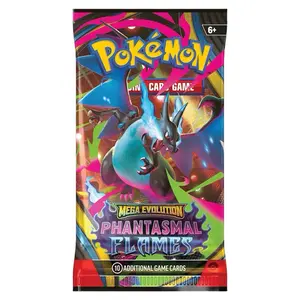 Pokemon Phantasmal Flames single booster pack.