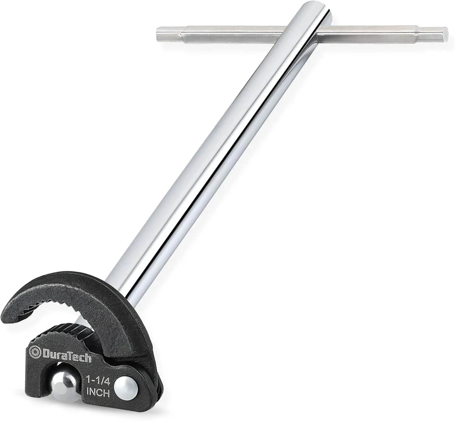 11-in Adjustable Tap Nut Spanner Basin Wrench, Multi-Use Tool for Sink Repairs, 3/8 Inches to 1-1/4 Inches Capacity for Under-Sink Back & Union Fasteners, Adjustable Spanner