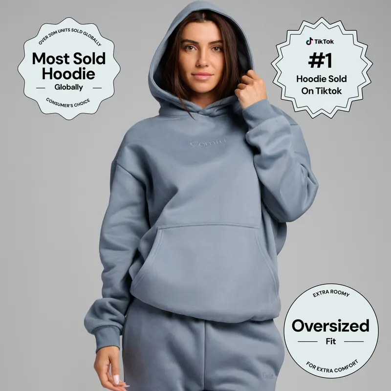 Comfrt | Signature Hoodie | Oversized Soft Comfy Everyday Essential Unisex Hoodie