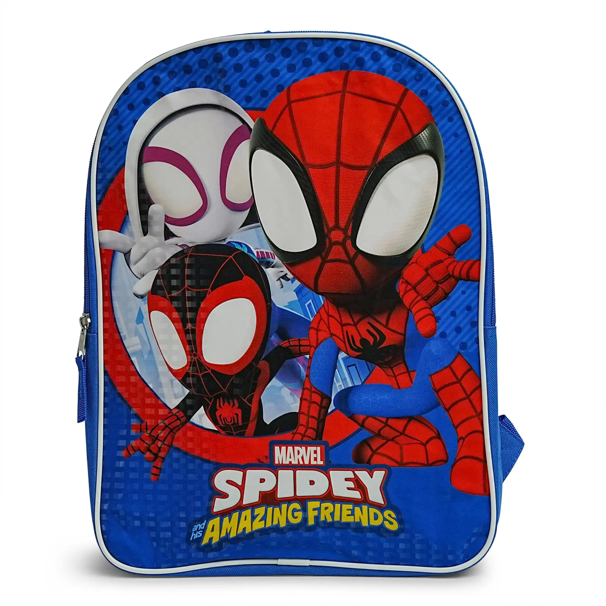 Marvel Spidey and His Amazing Friends 15-Inch Superheroes Collectible Backpack, Durable Material, Lightweight Construction, for Kindergarten & Preschool Kids