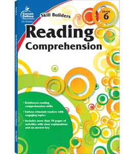 Reading Comprehension, Grade 6 -- Carson Dellosa Education - Paperback