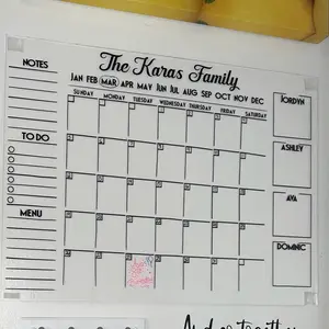 Custom Acrylic Calendars for Office or Home Use