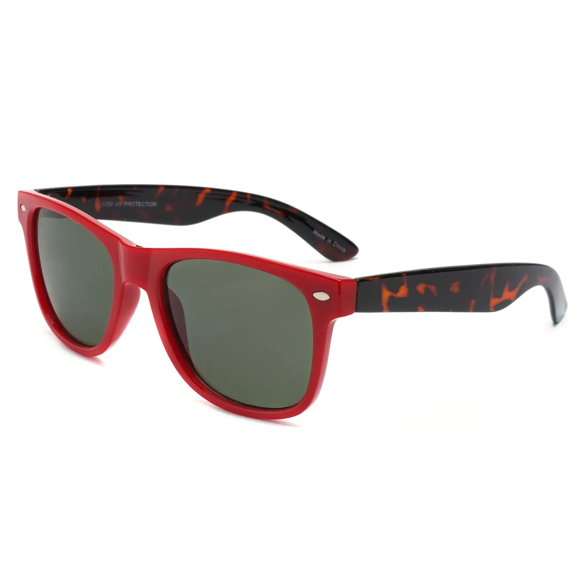 Edge — Red Classic Wayfarer Sunglasses