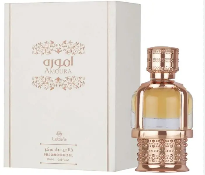 Lattafa Amoura Concentrated Oil 20ml for Women and Men Fragrance Perfume Scent Floral Oriental Fragrance