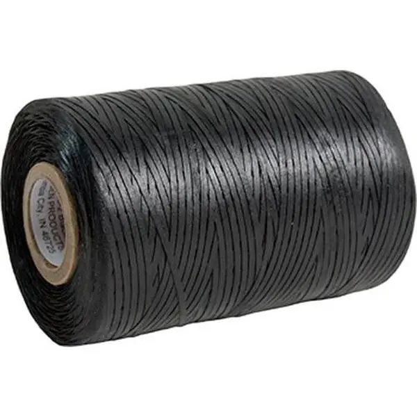 Flat Nylon Wax Lacing Cord - 500 yds, 0.09" Diameter, High Tensile Strength for Binding Wiring Harnesses (Home Improvement Electrical Supplies)