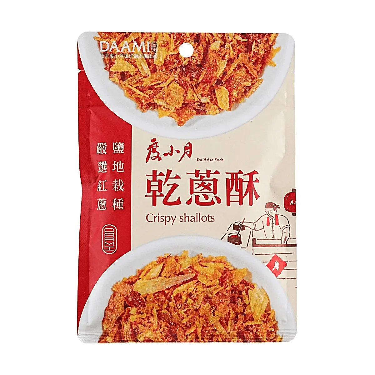 DU HSIAO YUEH Taiwan Original Scallion Crisp 30g - Authentic Taiwanese Fried Shallots for Savory Dishes