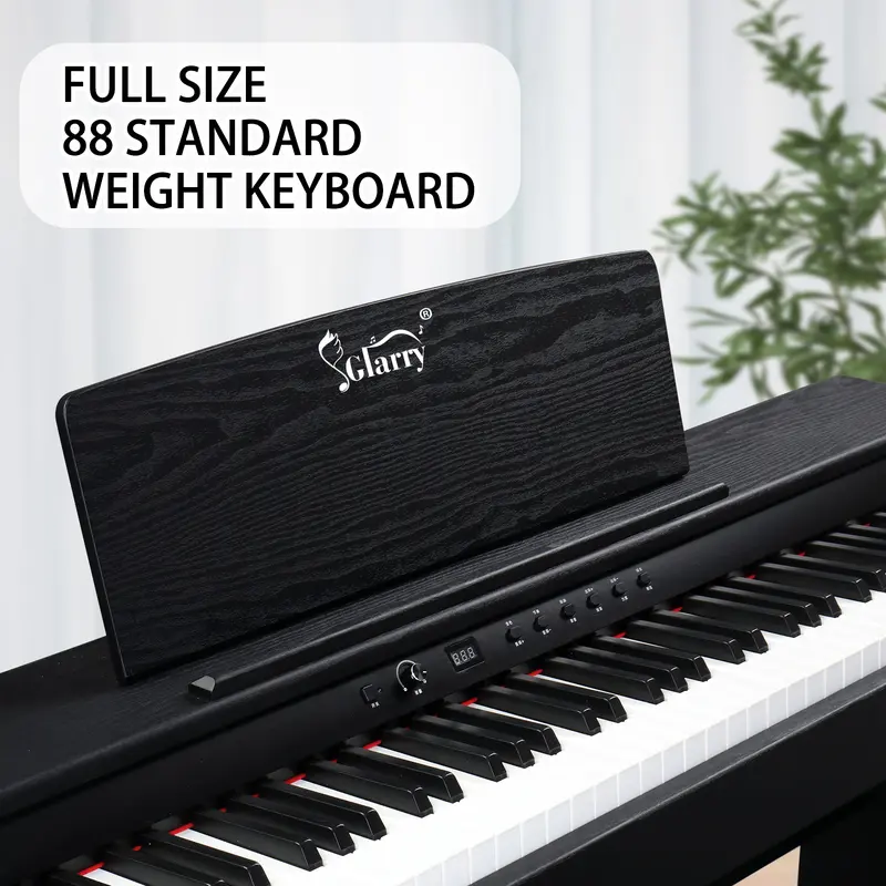 STRICH 88 Key Digital Piano – Portable, Semi-Weighted Keys, 200 Tones & 700 Rhythms For Beginners & Hobbyists