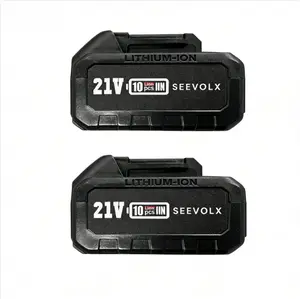 Free Twin 21V Batteries for SEEVOLX Blower – One Charges, One Works, Zero Downtime