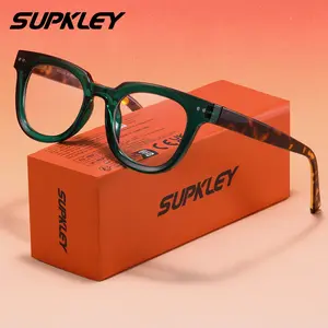 SUPKLEY All-Day Comfort! Tortoise Presbyopic Glasses - Anti-Fatigue, Cat Eye Frame for Home & Office