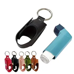 Portable Asthma Inhaler Case with Keychain, Ideal for Adult Travel and Work, Convenient Car Keychain Attachment, Easy Access Inhaler Storage