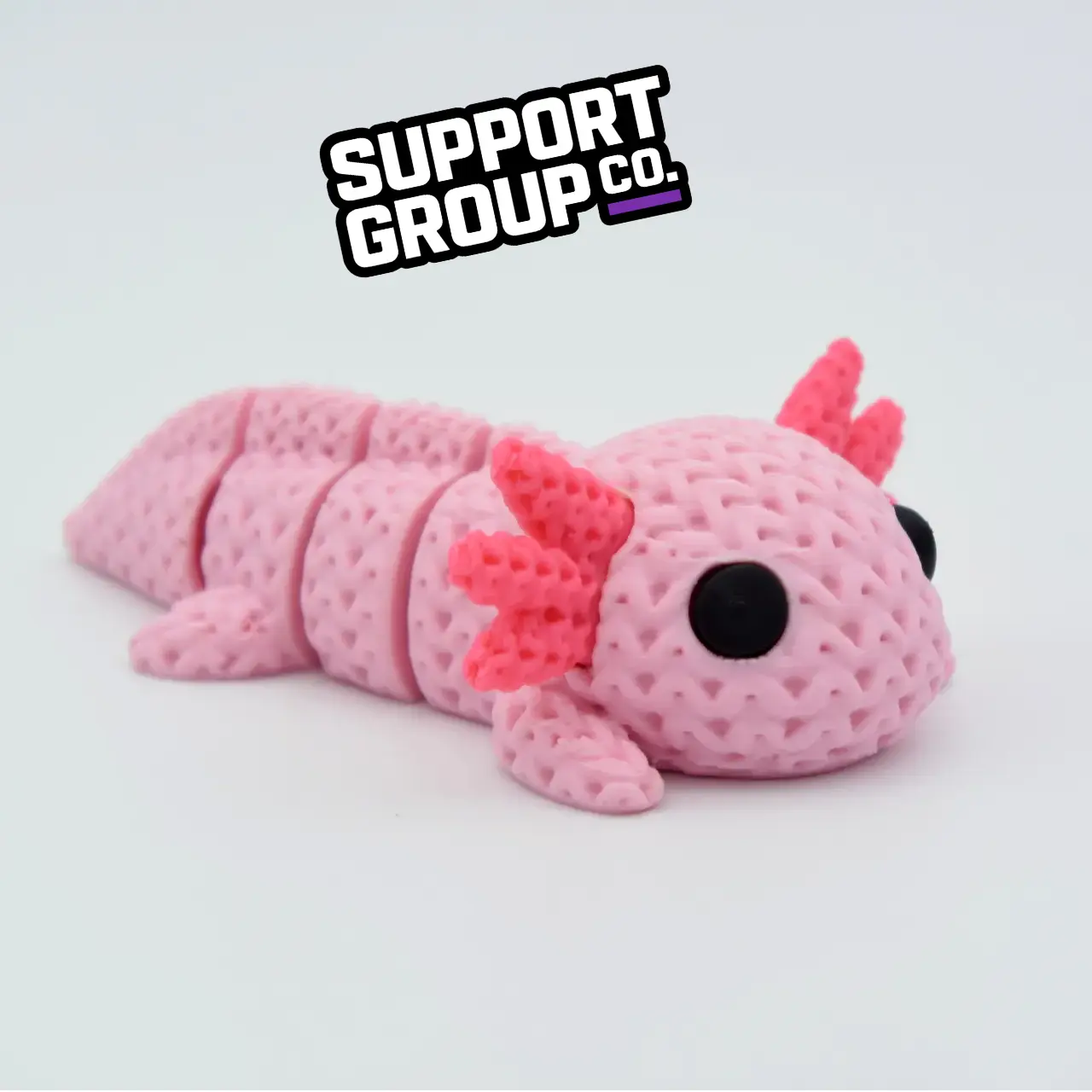 Knitted Articulated Axolotl