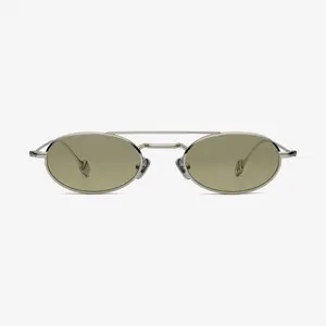 BREAKLIGHT Unisex Oval Aviator Sunglasses with Double Rim and Sleek Design for Low-Pressure Exits