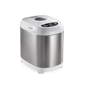 Hamilton Beach 2 lbs Chrome Stainless Steel Artisan Bread & Dough Maker, White