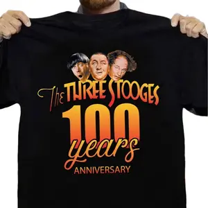 The Three Stooges 100th Anniversary shirt, hoodie, sweatshirt Menswear Tops Menswear Tops