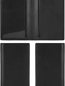 Leather Checkbook Cover for Men and Women Checkbook Holder Wallet RFID Blocking