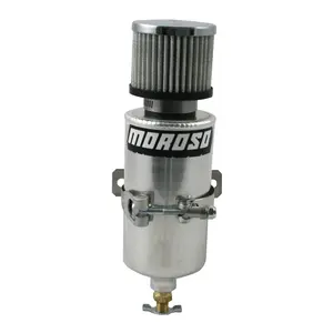Moroso Breather Tank/Catch Can - 3/8in NPT Female Fitting - Aluminum
