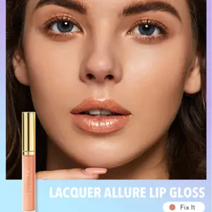 SHEGLAM Lacquer Allure Lip Gloss-Fix It - Makeup
