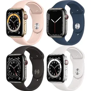 Refurbished Apple Watch Series 6 44mm GPS + Cellular 32GB Stainless Steel All Colors - Premium