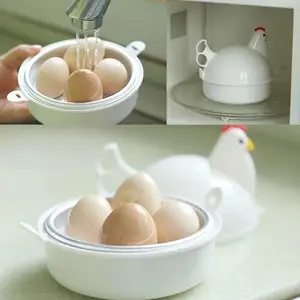 Lovely Chicken Shaped Egg Boiler Steamer