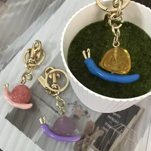 Snail Bag Pendant Keychain {Keychain} - Exquisite Two-tone Snail Women's Bag Jewelry Delicate Bag Hanging Decoration