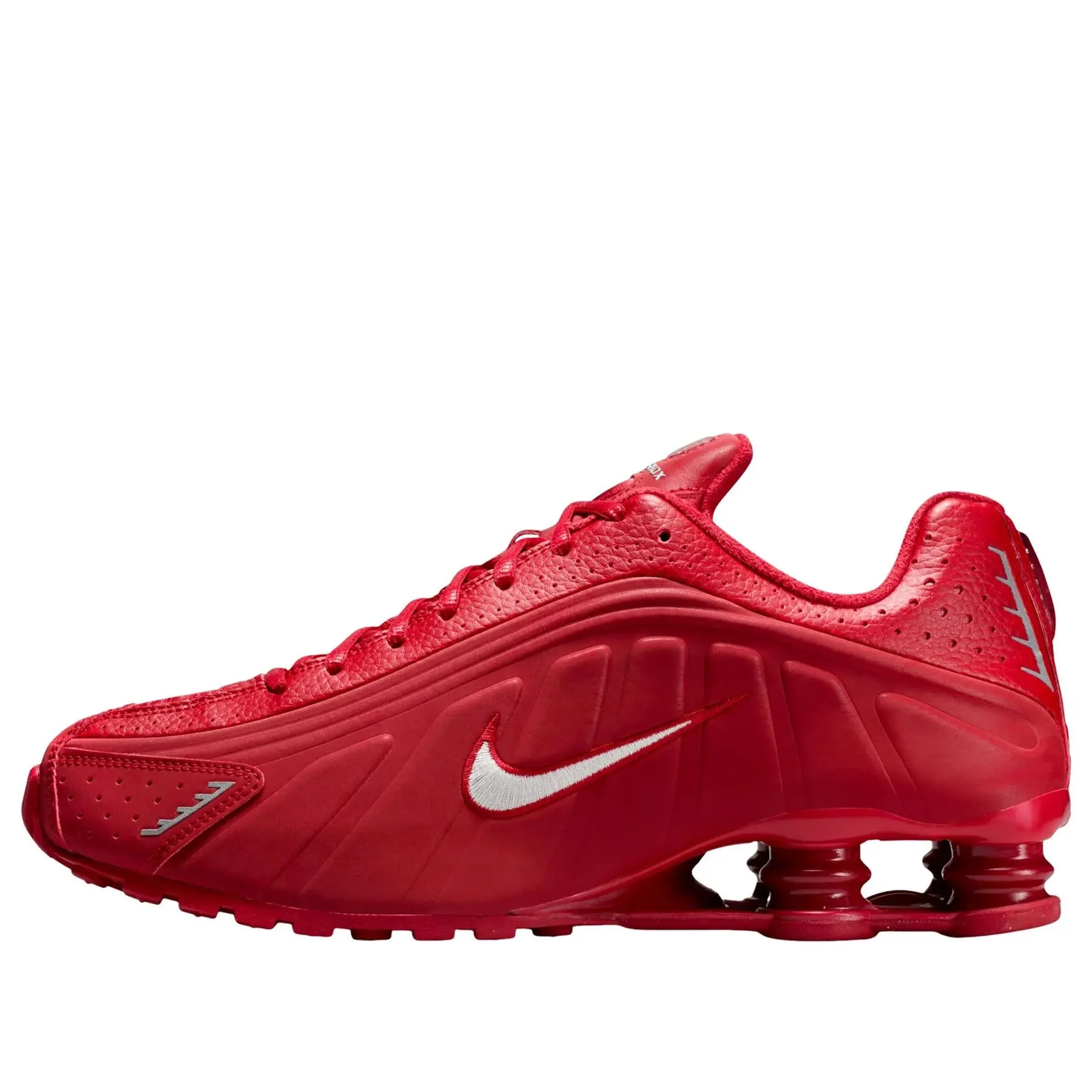 Nike Shox R4  Red White Men's IQ0608-687 New Sneakers