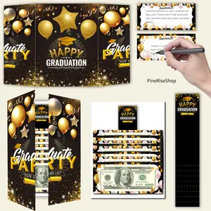2026 Graduation Season Waterfall Pull-Out Money Card, Handwritten Blessing Greeting Card, Surprise Flip Book, Graduation Gift for Outdoor Grad Party, Camping Gathering, Picnic & Outdoor Celebration Events