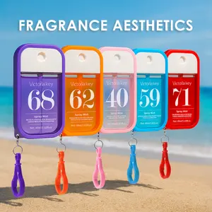Premium 48ml Portable Fragrance Spray Air Freshener, Long-Lasting Fresh Niche Fragrance, Dual-Function Aromatherapy & Odor Eliminator for Home & Office, Room Spray