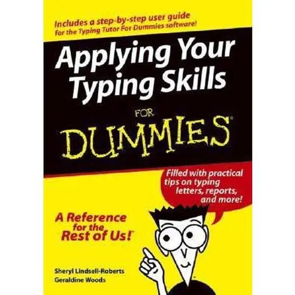 USED Book - Applying Your Typing Skills for Dummies by sheryl-lindsell-roberts (Paperback)