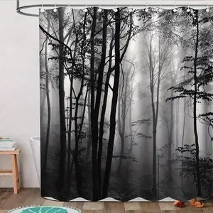 1 pc Decorative Shower Curtain Bathroom Wall Hanging Background Fabric Living Room Bedroom Aesthetic Hanging Fabric Ceiling Matching Shower Curtain Bathroom Wall Decoration