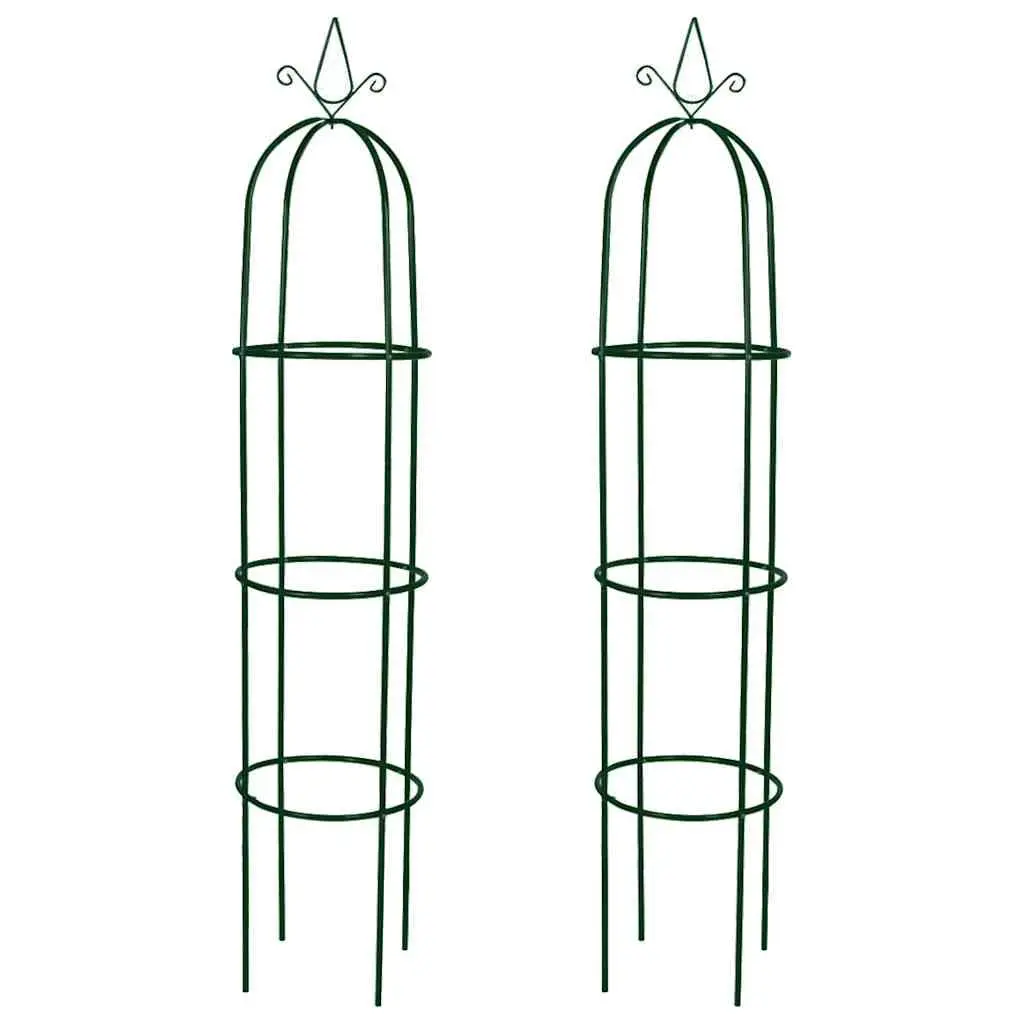 vidaXL 2x Garden Arch Tower Rose Archway Patio Arbor Pergola Trellis Canopies 40779