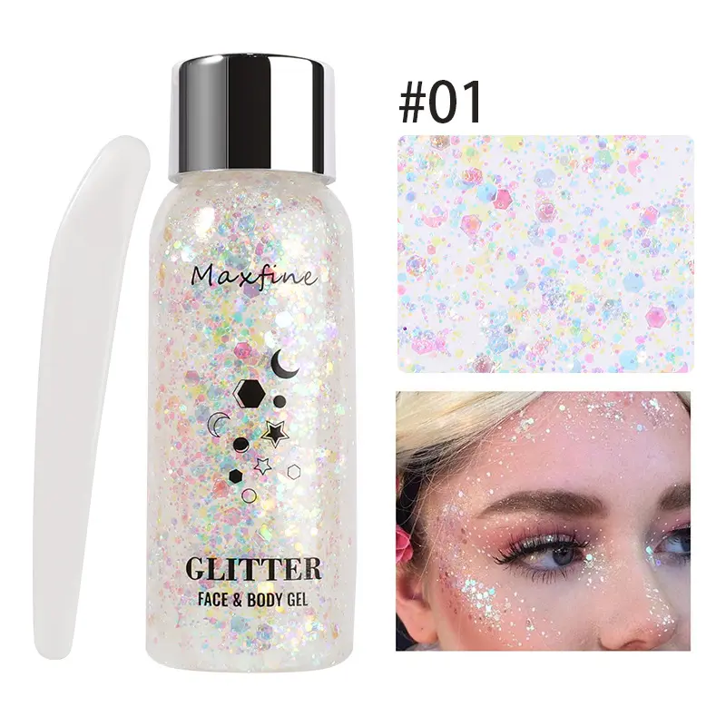 Liquid Eyeshadow Set Big Glitter Gel Glitter Mermaid's Scale Nightclub