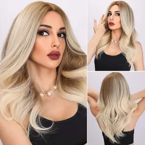 SMILCO/18-inch | Ombre Gold Loose Wave without Bangs | SM279-4
