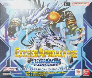 Exceed Apocalypse Digimon Booster Box Rip and Ship