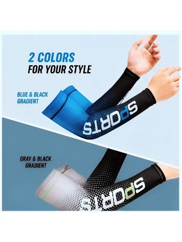 Automotive-Motorcycle 4-Piece Protective Gear Combo Set: Pull-On Fit, Gradient Colors, Breathable UV-Protection Cooling Arm Sleeves, Non-Slip Mesh Neck Gaiter & Rechargeable Heated Glove Liners for Outdoor Workouts
