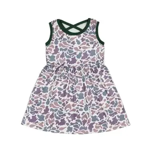 toddler Camo sleeveless Suumer Girls dress