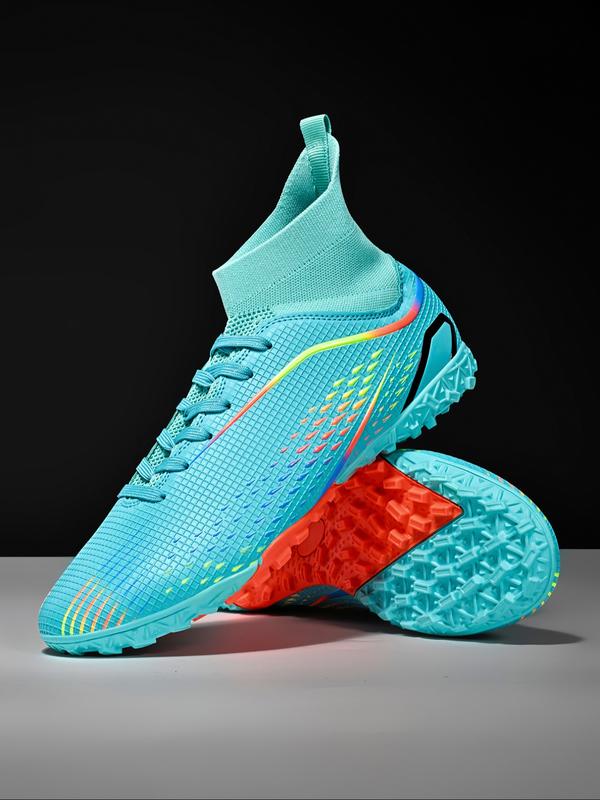 Professional Soccer Shoes for Men & Women, Anti-Slip Wear-Resistant Indoor Outdoor Training Competition Footwear, Long Studs Ag TF Design, Football Field Boots