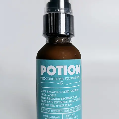 Morganna Potion Encapsulated Retinol with Moringa Oil & Jojoba Seed Wax Serum for Fine Lines & Wrinkles Skincare Daily