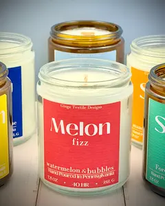 Melon Fizz Scented Candle