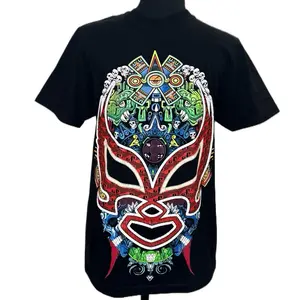 Mascara azteca Tshirt Crewneck Tshirt Top