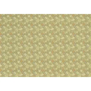 Dollhouse Brodnax Victorian Arts & Crafts Wallpaper Green Leaves "Sissinghurst" 1:12 Scale